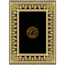 机制地毯 1200 芦苇 Versace 天王星设计 黑色素色地板